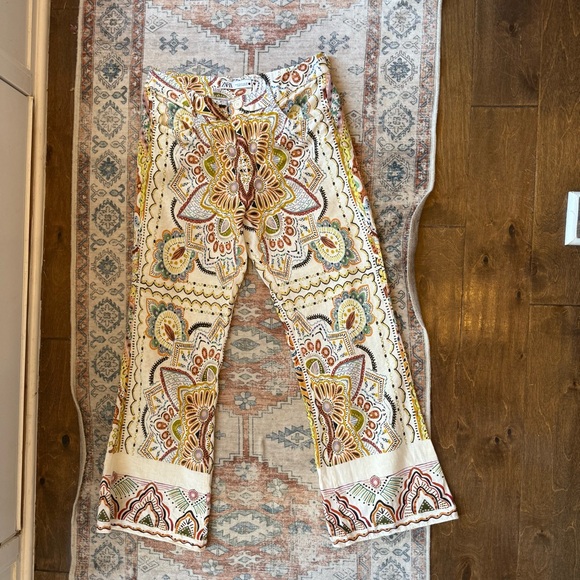 Zara Multicolor Patterned Pants - Picture 4 of 5